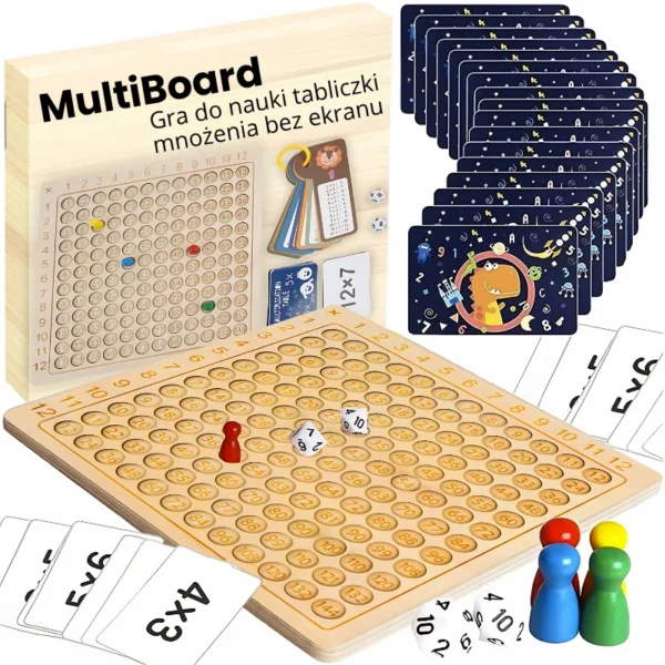MultiBoard - Gra do nauki tabliczki mnożenia bez ekranu