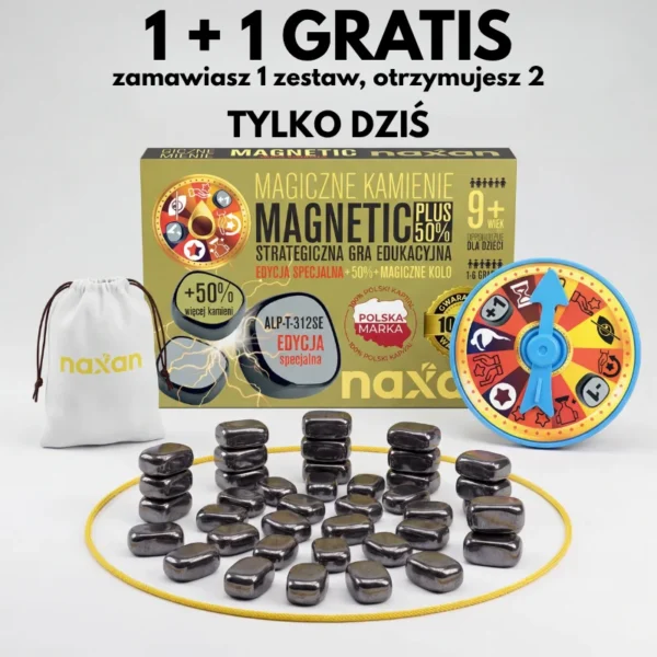 Gra w kamienie magnetyczne: 1+1 zestaw gratis